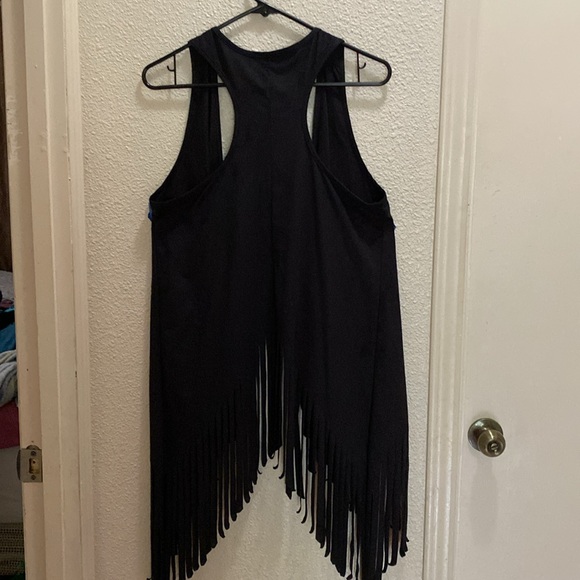 12PM by Mon Ami fringe vest size M - Picture 1 of 8